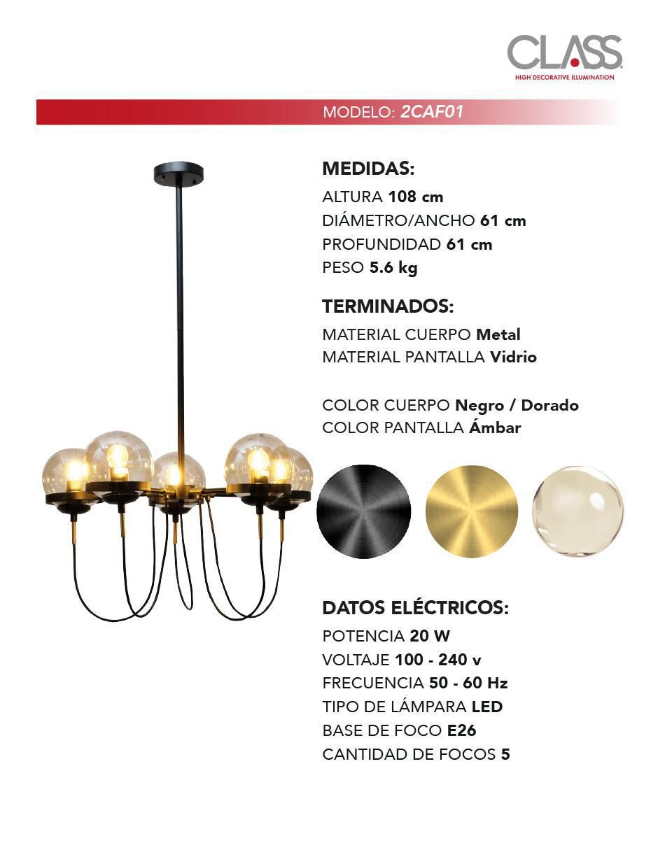 Lámpara colgante LED Class 4