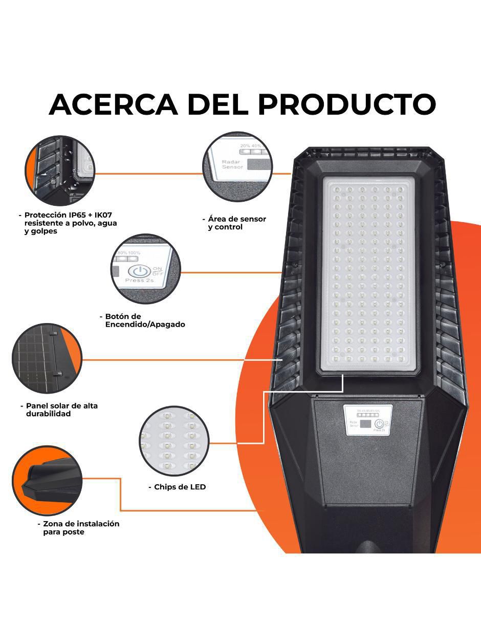 Lámpara solar LED Amansi I 6