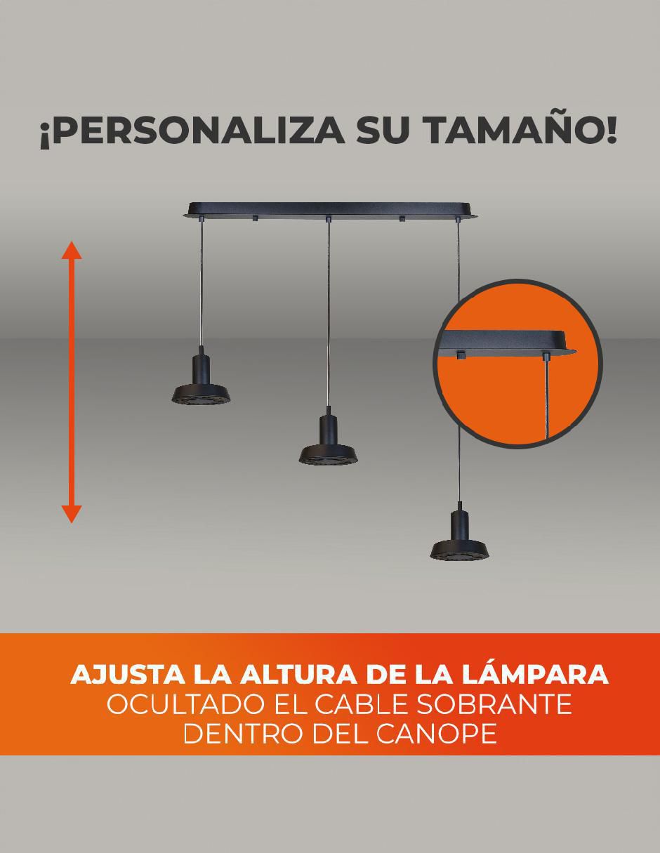 Lámpara colgante Tecnolite led Belel Ii