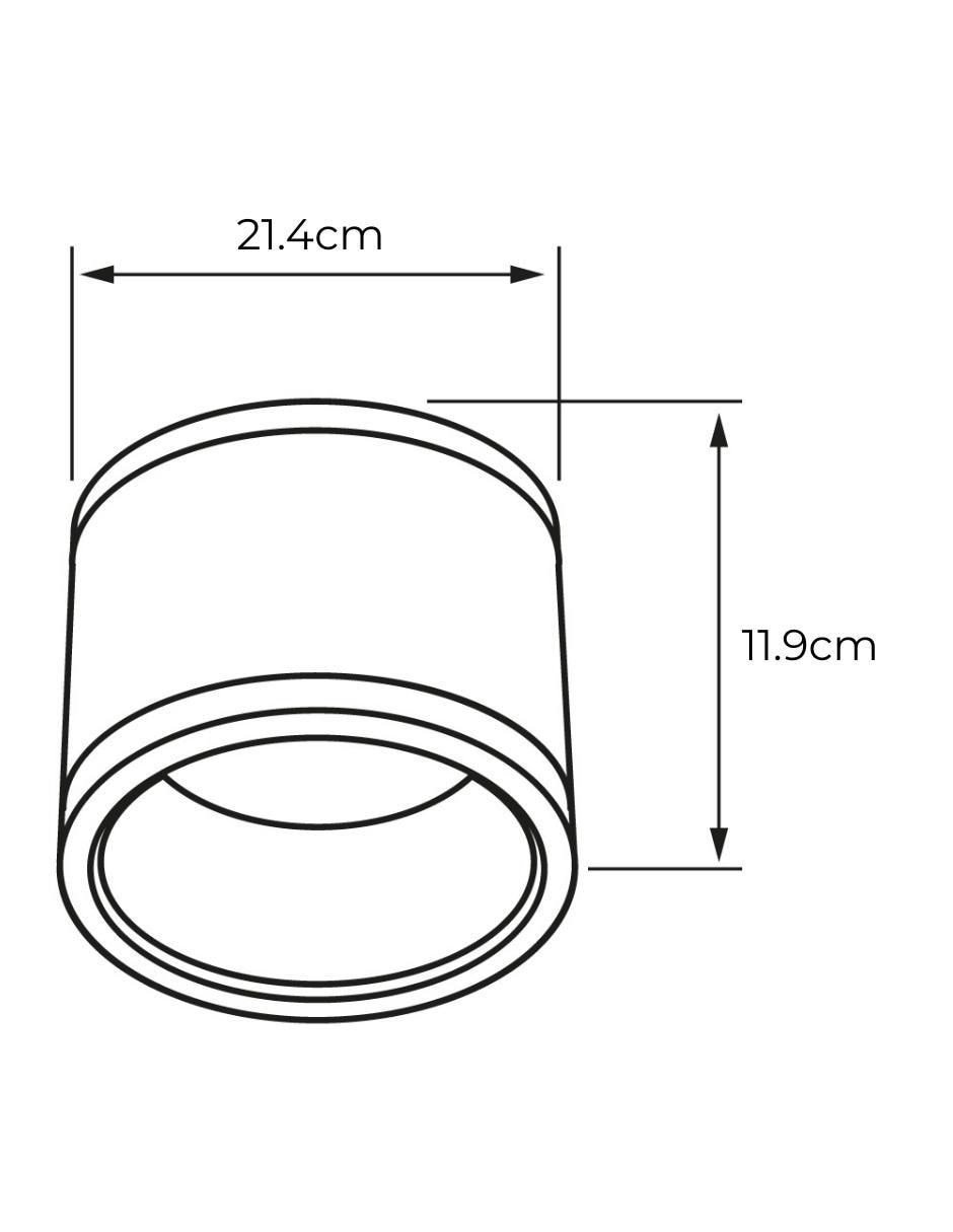 Plafón Tecnolite led Elara Iii