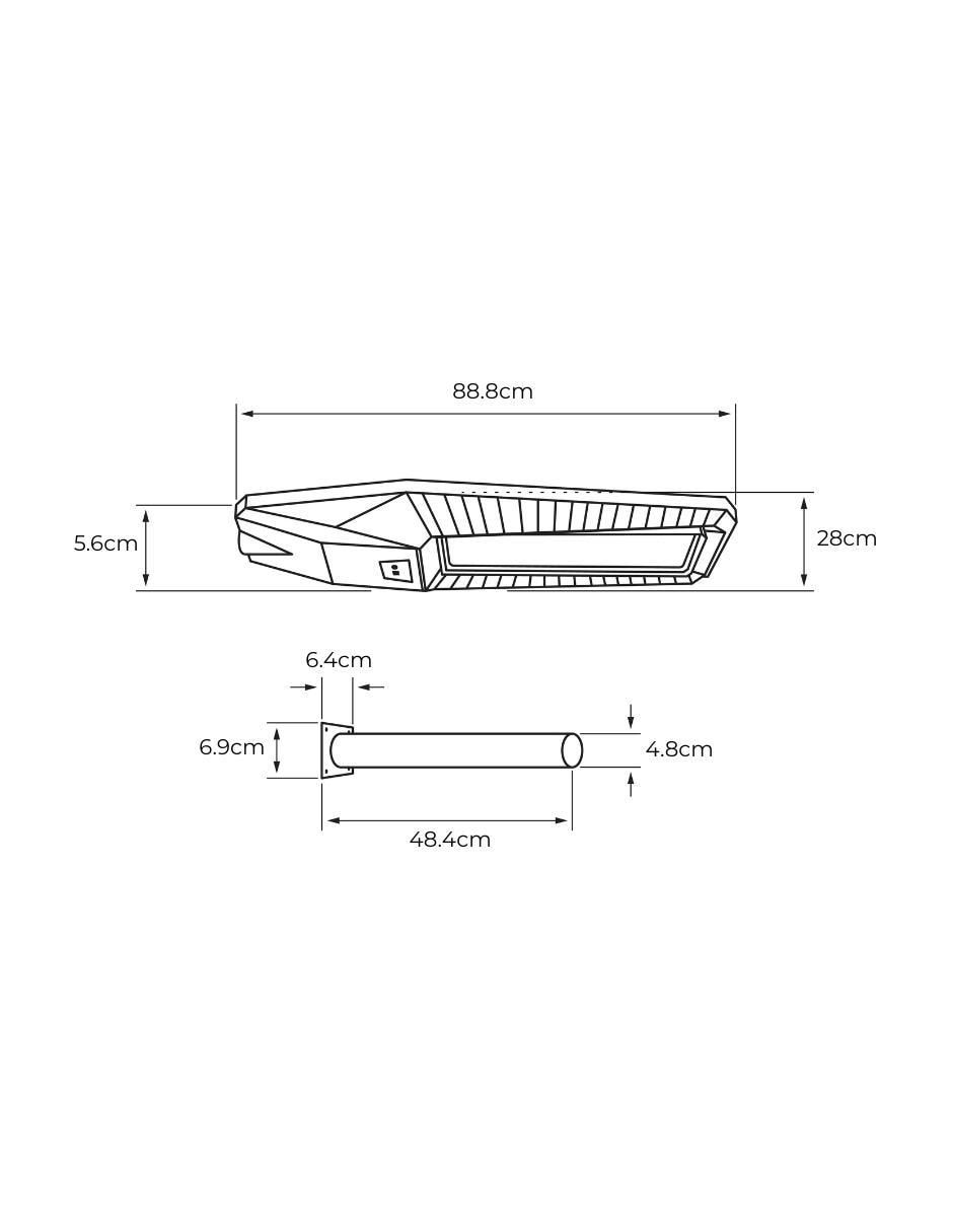 Lámpara solar LED Amansi IV 8