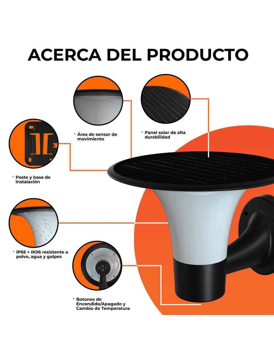 Lámpara solar LED Sonne I 1 pieza 4