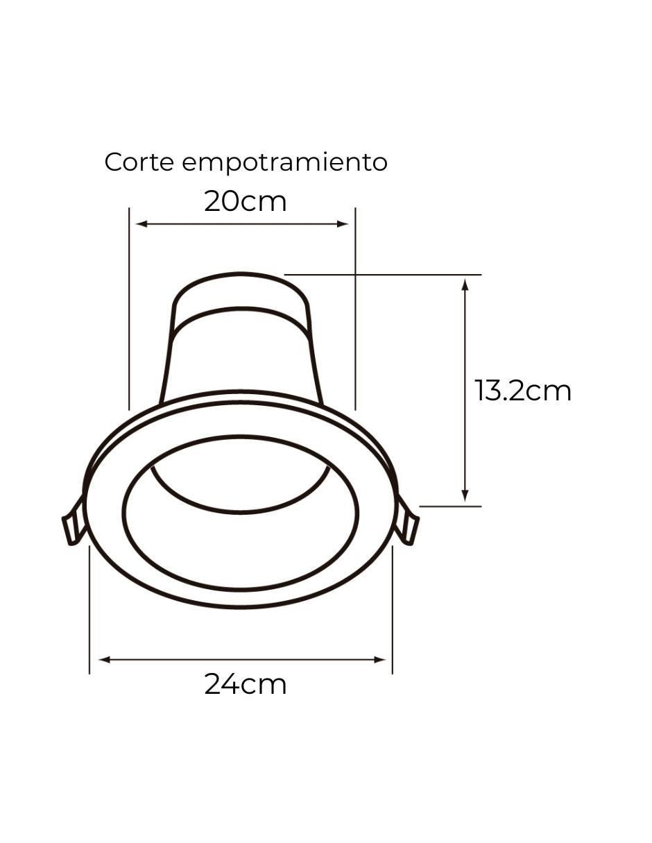 Lámpara de techo LED Atik IV 6