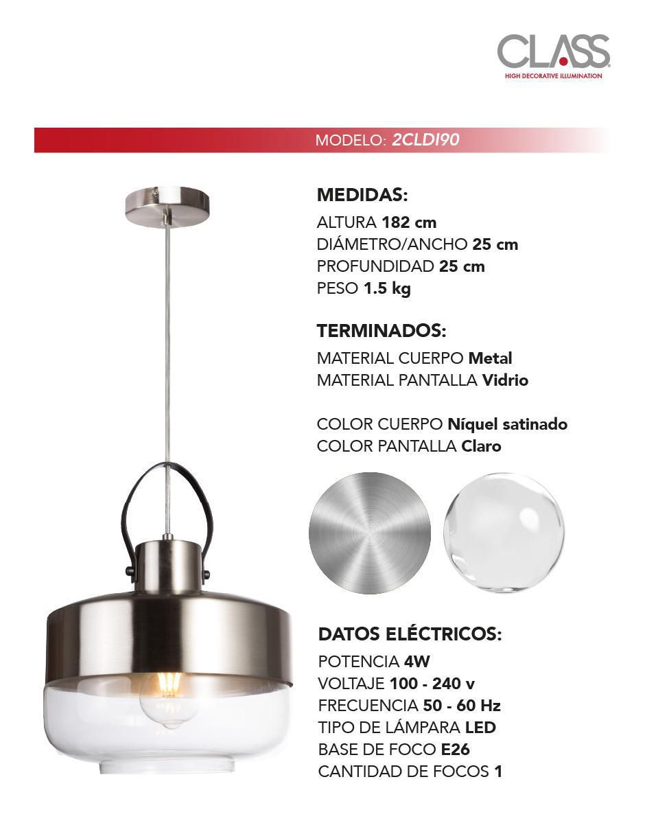 Lámpara colgante LED Class 4