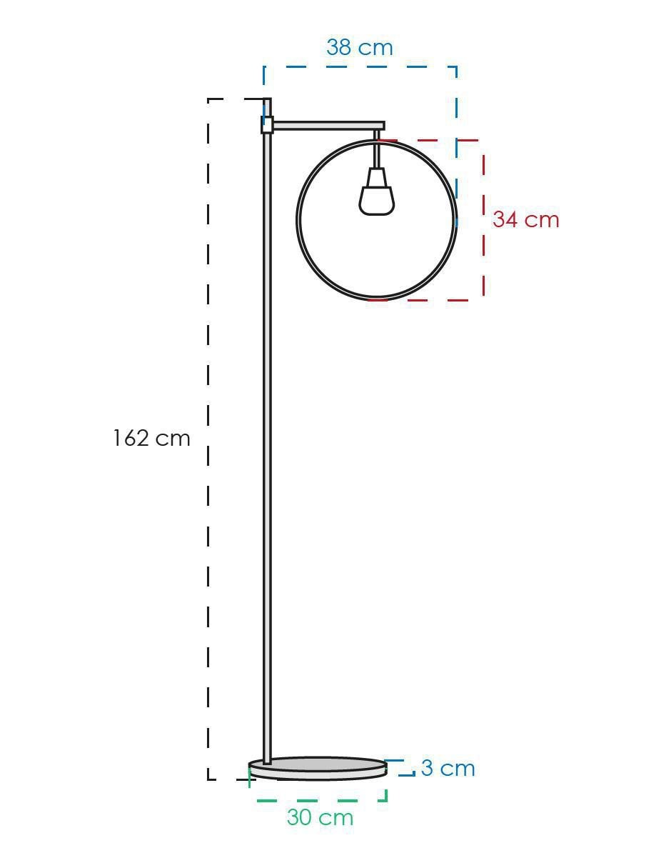 Lámpara de pie LED Class 5