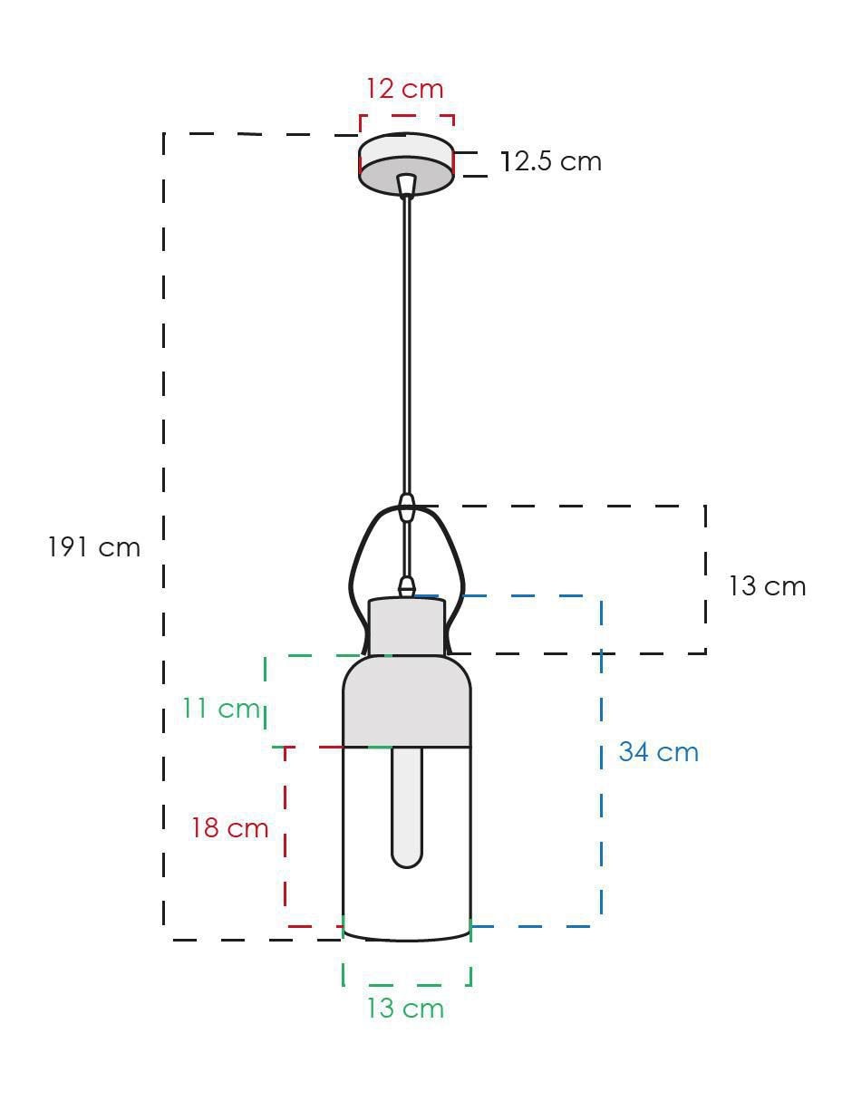 Lámpara colgante LED Class 5