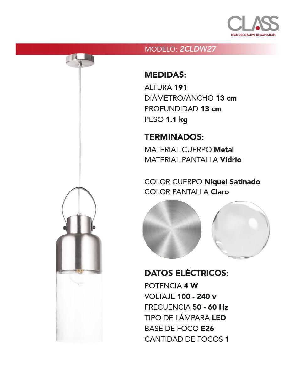 Lámpara colgante LED Class 4