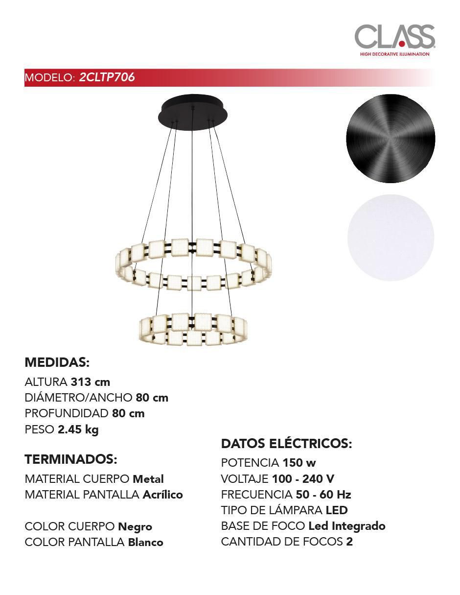 Lámpara colgante LED Class 4