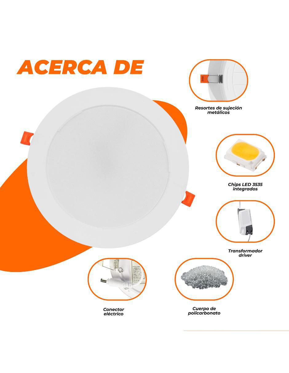 Lámpara de techo led Pm Bucaramanga Viii 7