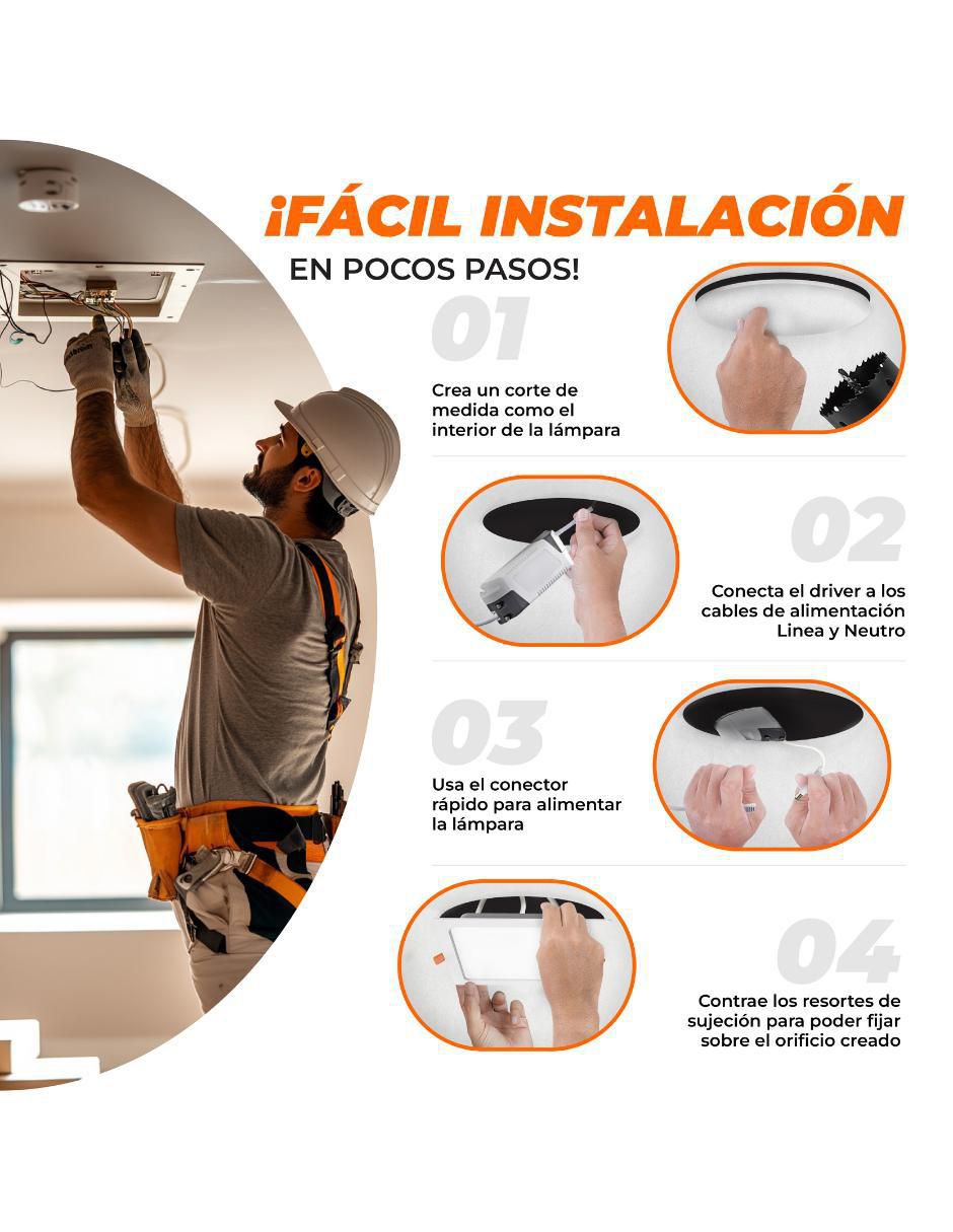 Lámpara de techo LED Pm Brighton VIII 1 pieza 7