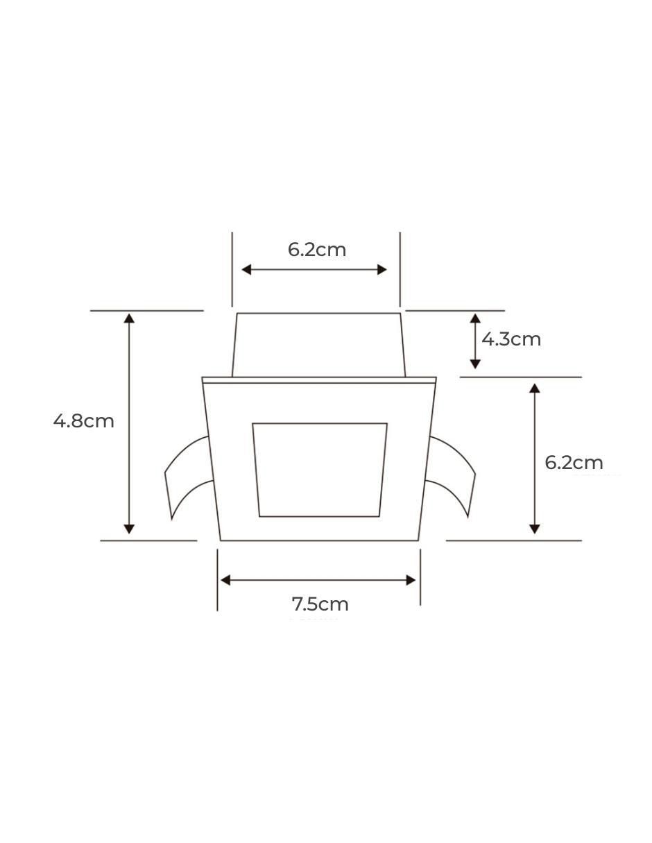 Lámpara de techo led Alba 2