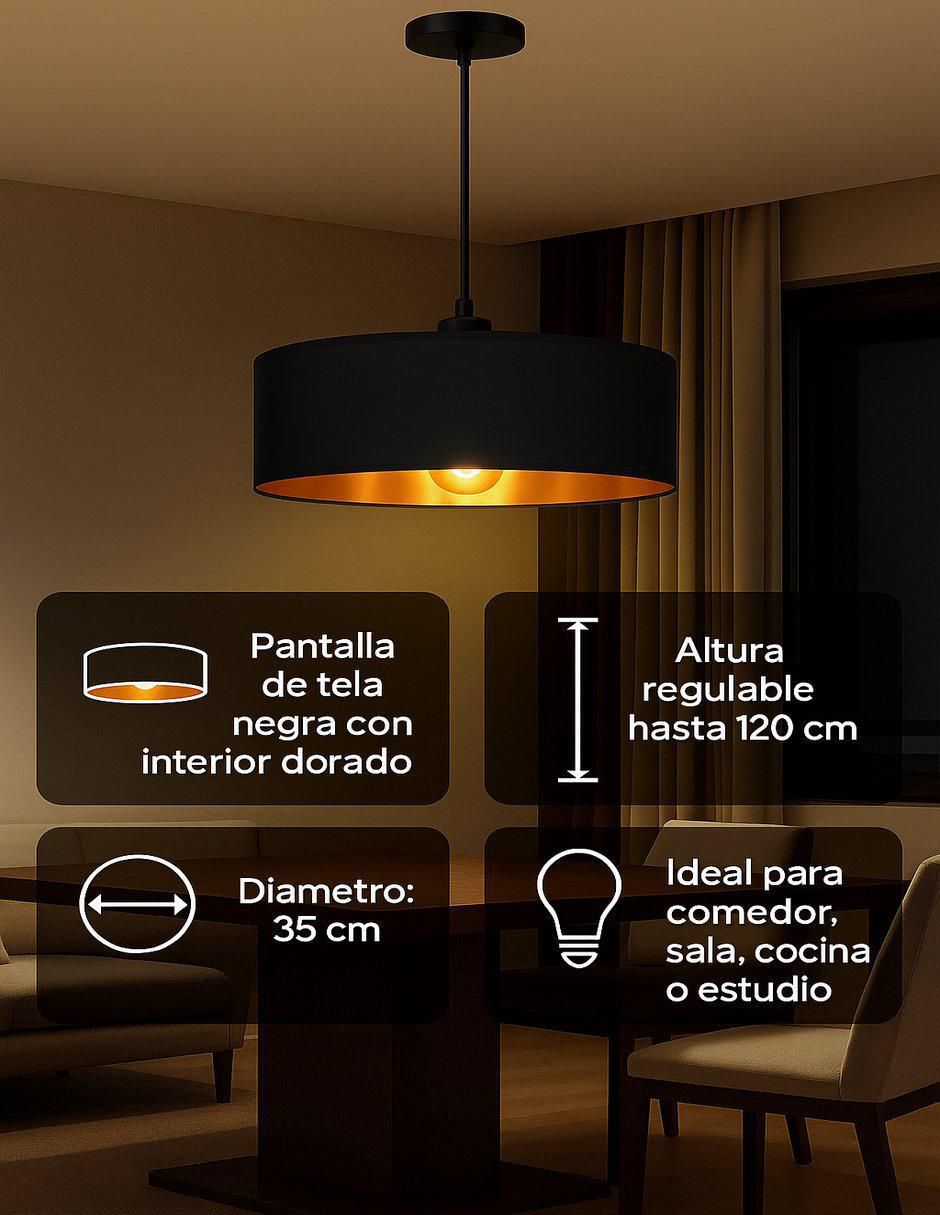 Lampara colgante incandescente y led Dalila 4