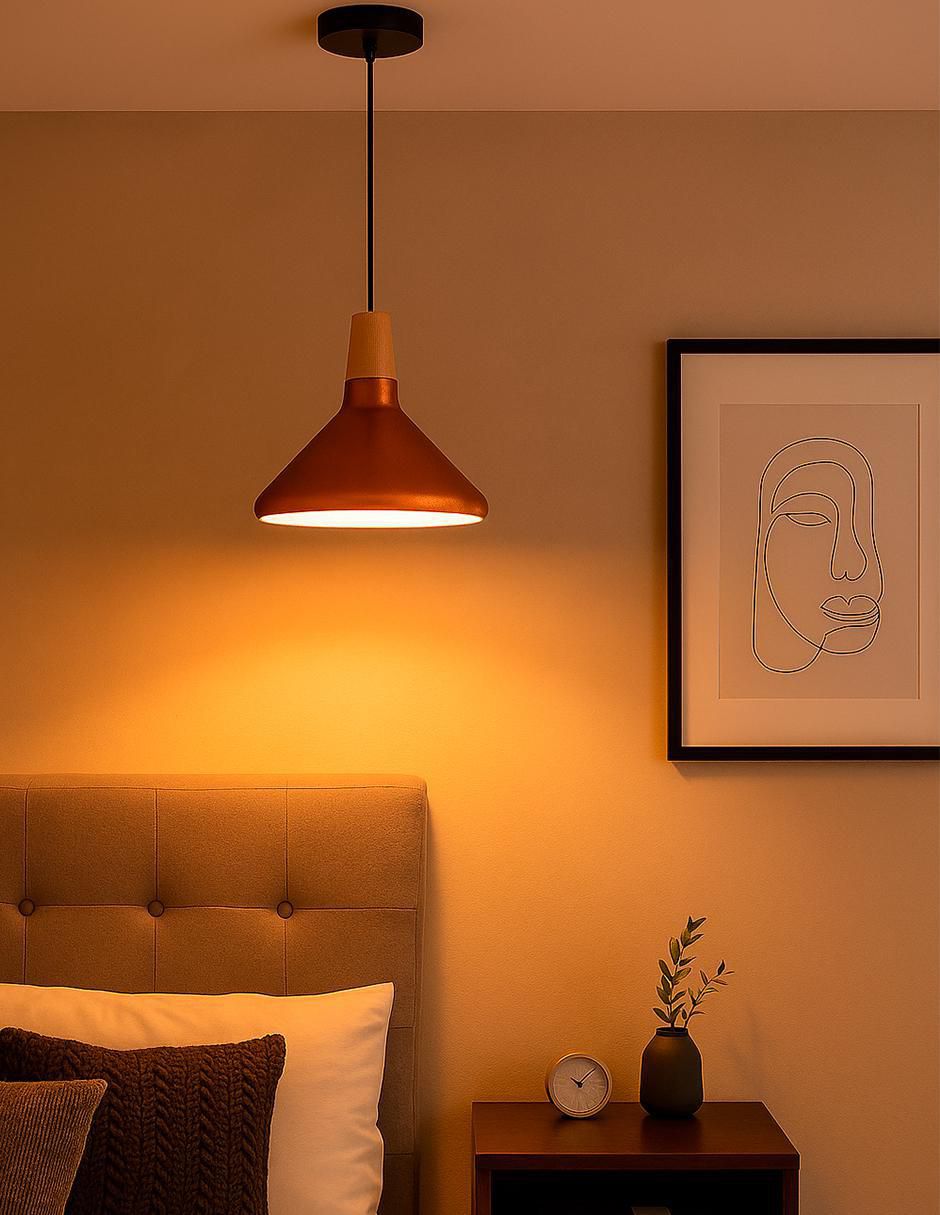 Lámpara colgante incandescente y led Enzo 2