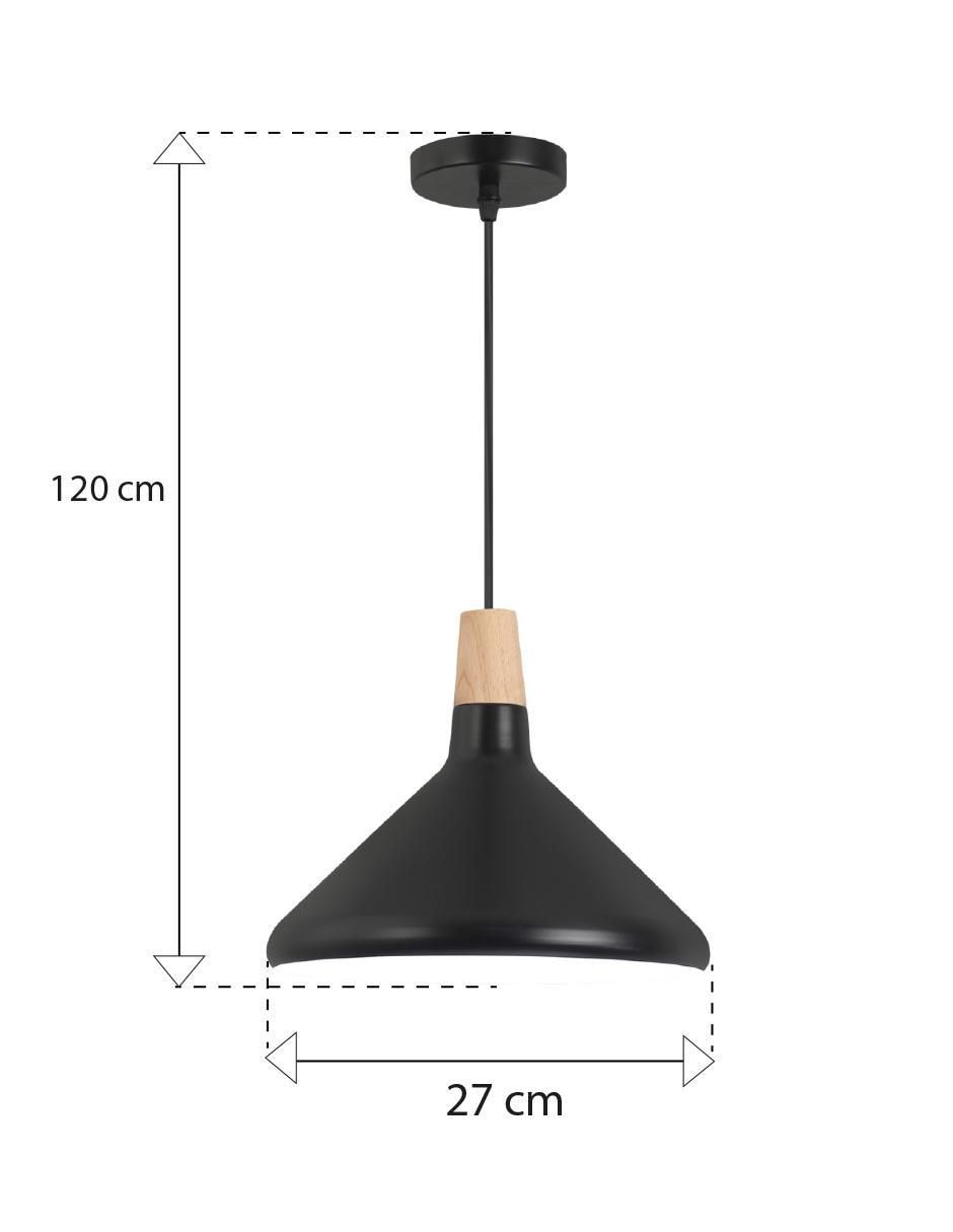 Lámpara colgante Cityluz incandescente y led Enzo