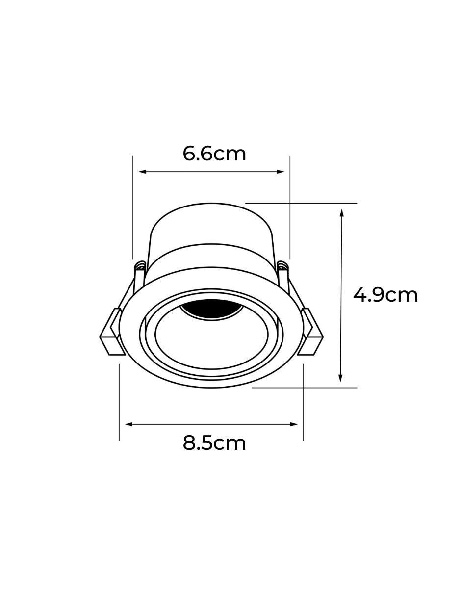 Plafón Tecnolite led Menkar