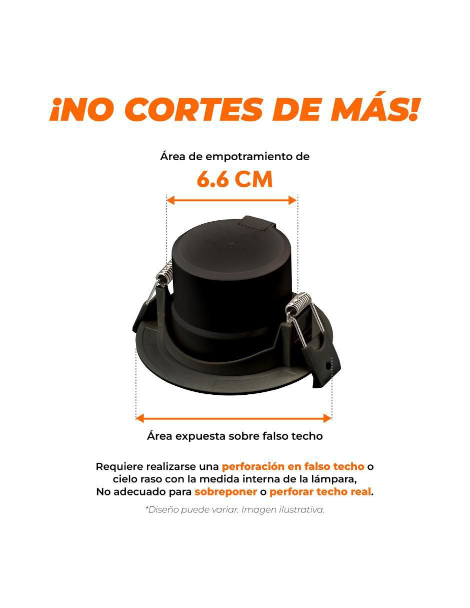 Plafón Tecnolite led Menkar