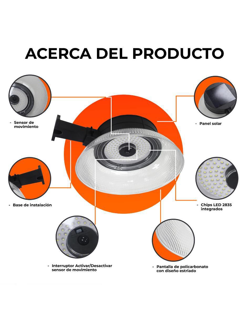 Arbotante led Baek 1 pieza 4