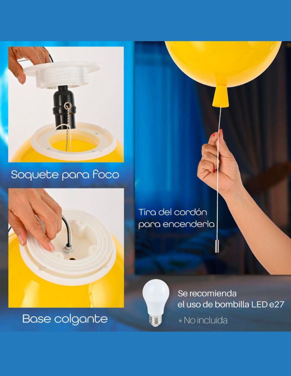 Lámpara colgante Iluminacion Luz Vic led