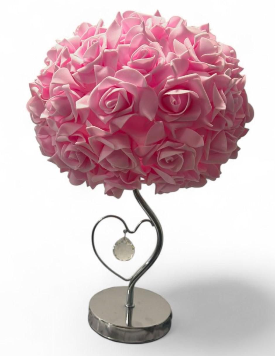 Lampara mesa blanca Rosas Rosas 1 pieza