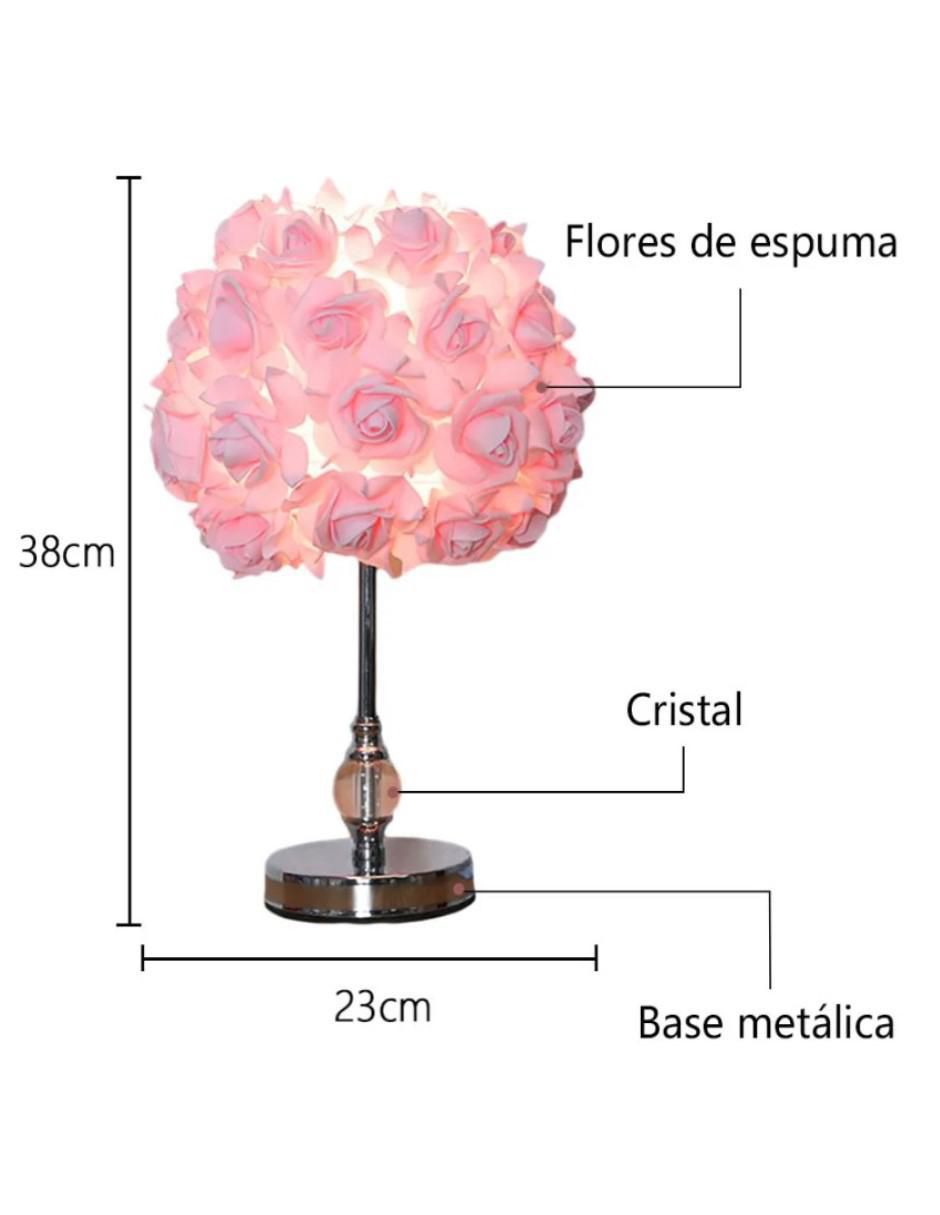 Lampara mesa led Rosas Rosas 4