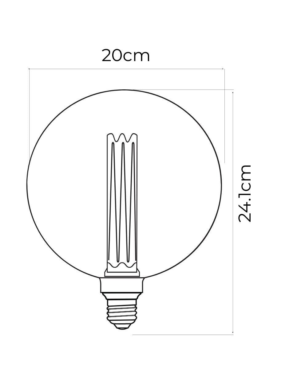 Foco vintage tecnolite 3.5 w "de consumo" 25 w "de iluminación" 120 lm "lúmenes"