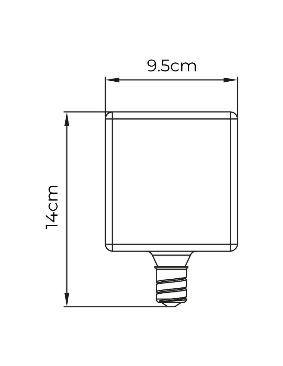 Foco vintage 6 w de consumo 25 w de iluminación 300 lúmenes 7
