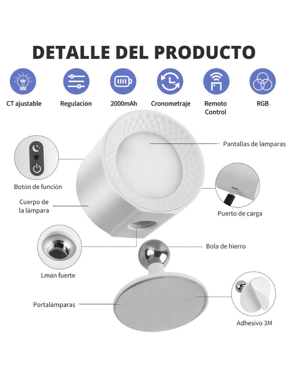 Lampara colgante LED 12 piezas 2
