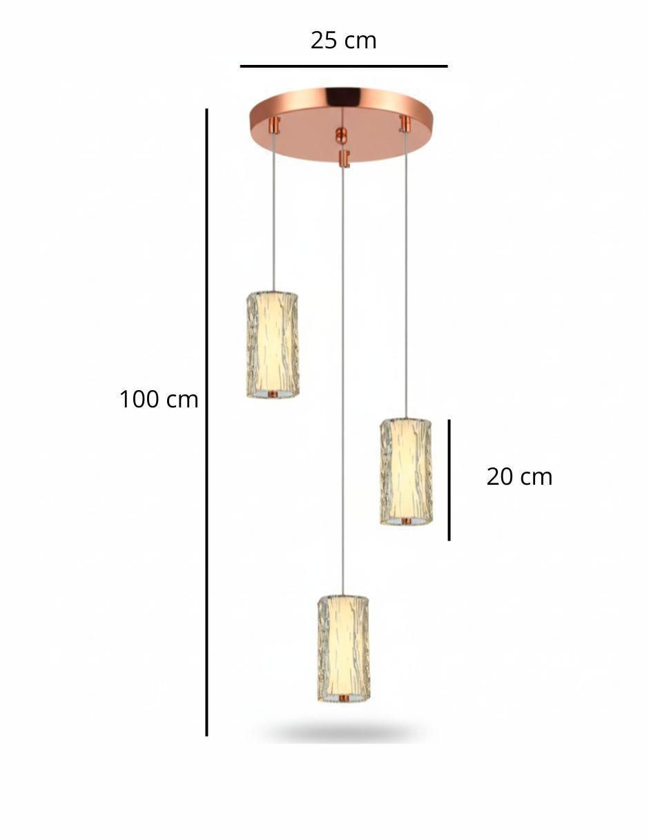 Lampara colgante led 1 pieza 3