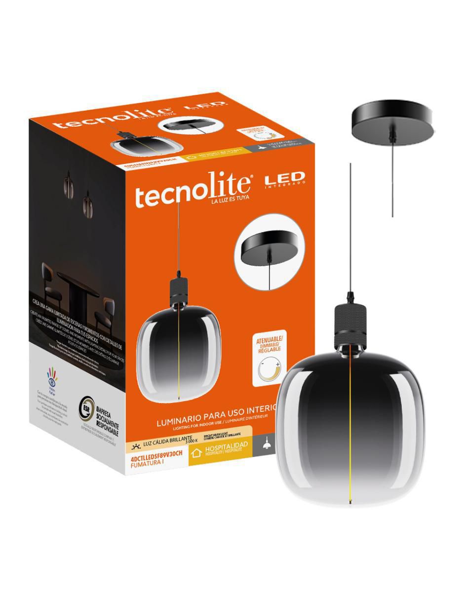Lampara colgante LED Fumatura 4