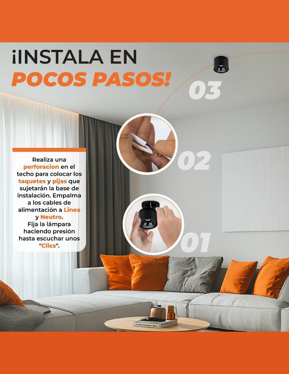 Lámpara Tecnolite led Maro