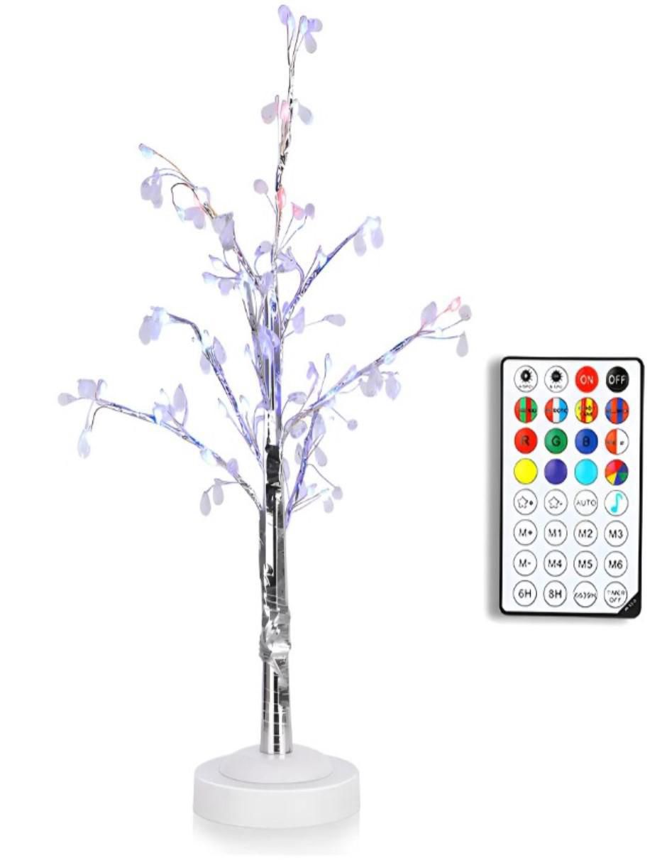 Lámpara de buró led Lampara Árbol Decorativo con Luces Led RGB de 51 cm 1 pieza