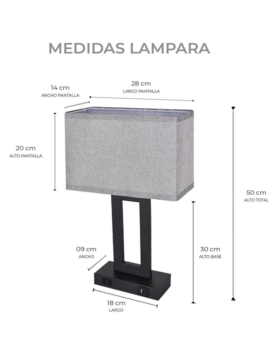 Lámpara de buró halógeno 1 pieza