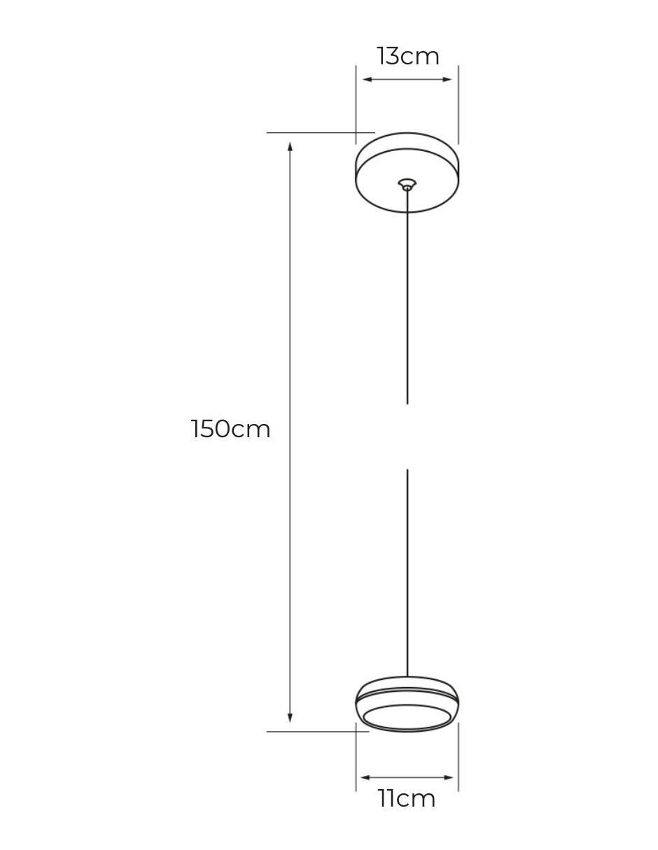 Lampara colgante LED Flegetonte I 7