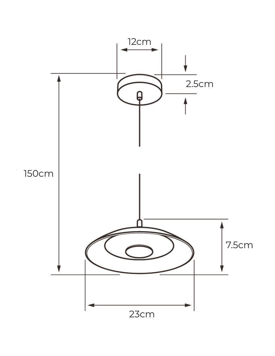Lampara colgante LED Prato I 4