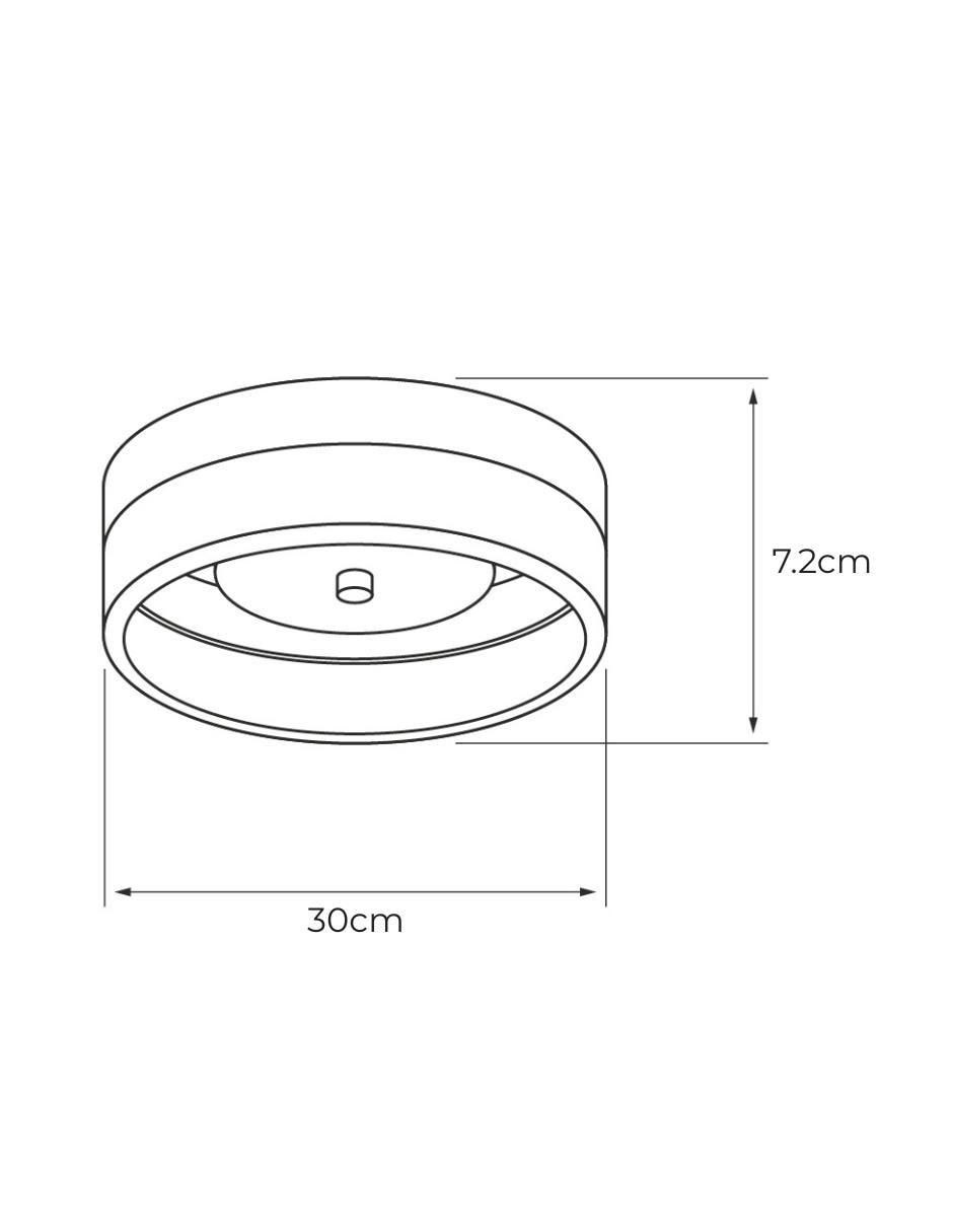 Plafón Led Bolha 5