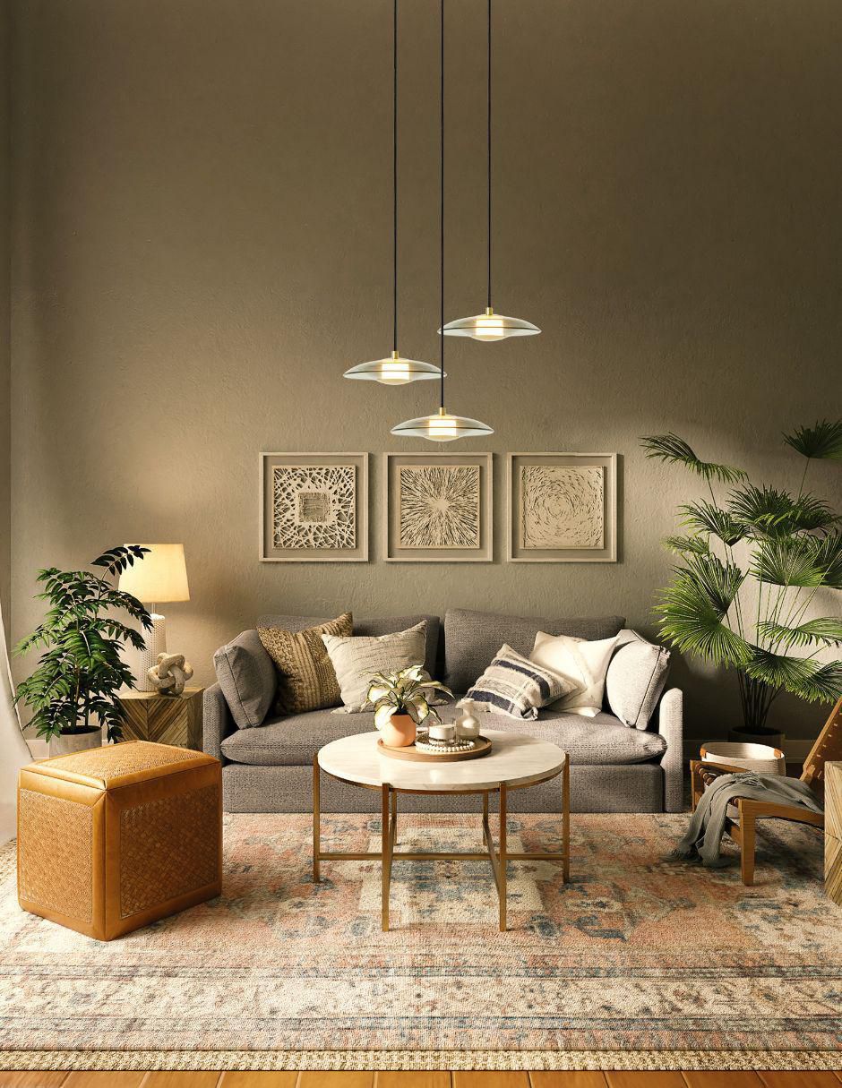 Lampara colgante led Prato III 1 pieza 3
