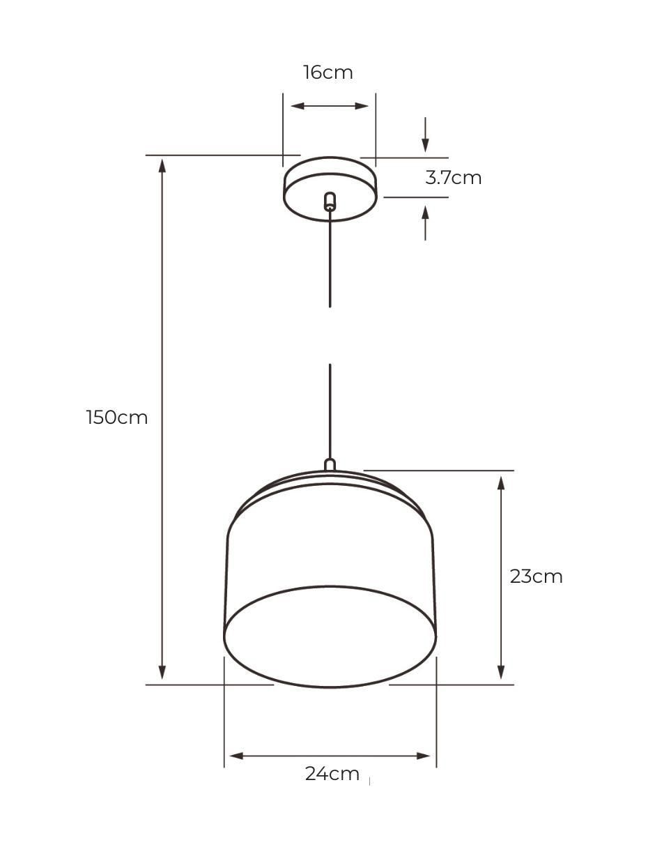 Lampara colgante LED 5