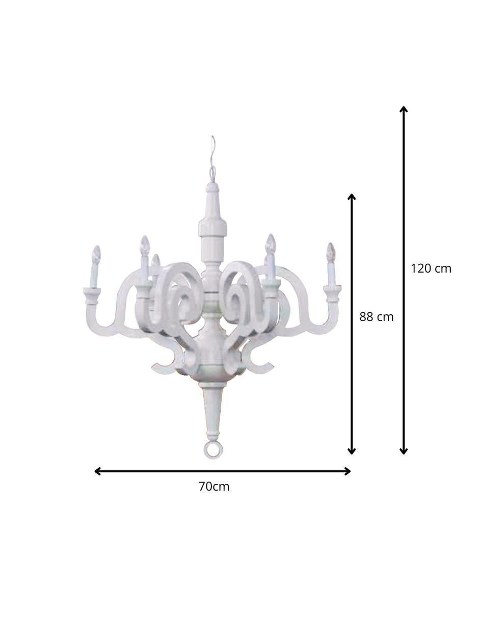 Lampara colgante incandescente y led HS-6 4