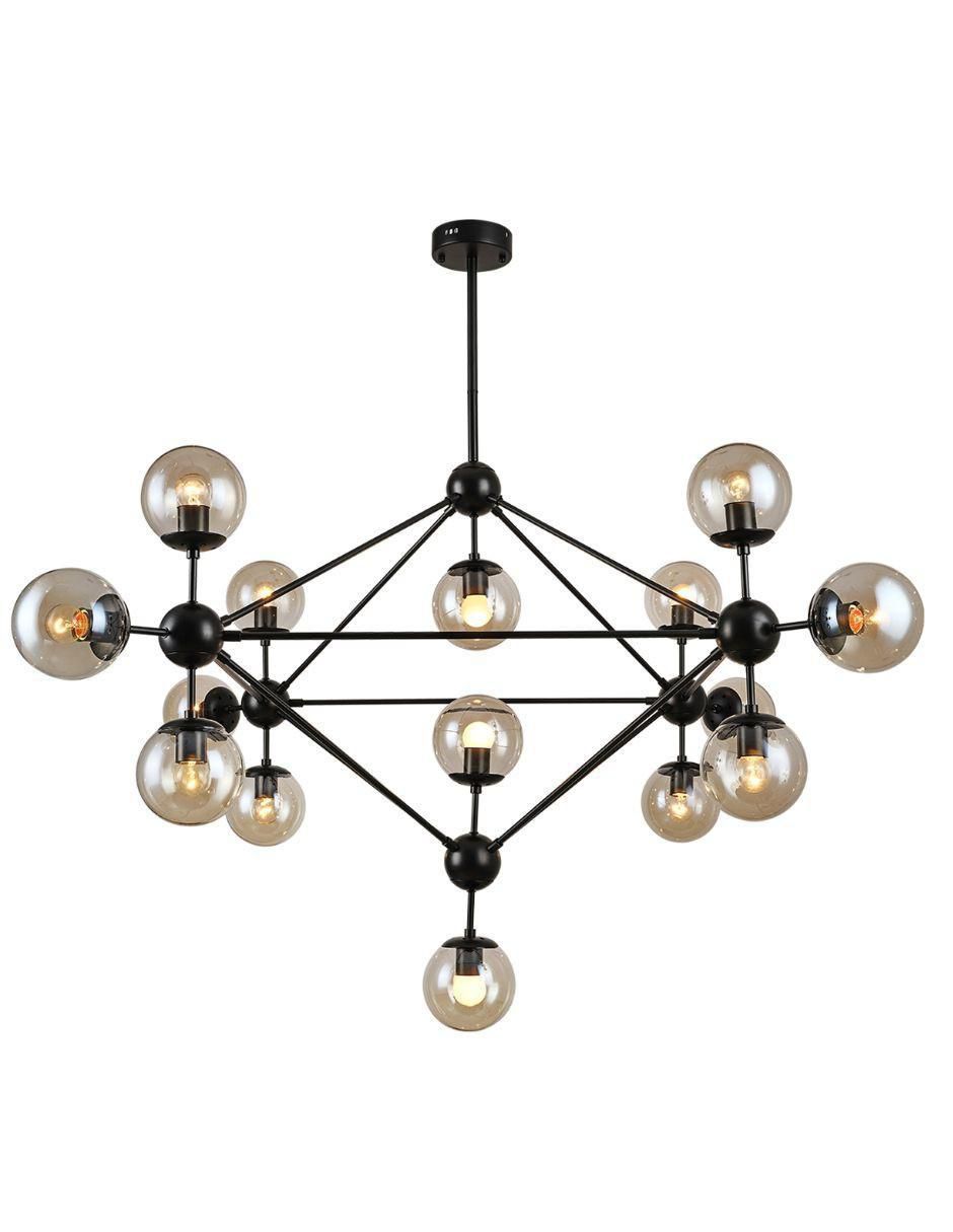 Lampara colgante incandescente y led Tridimensional 15L 1 Lampara colgante incandescente y led Tridimensional 15L 1