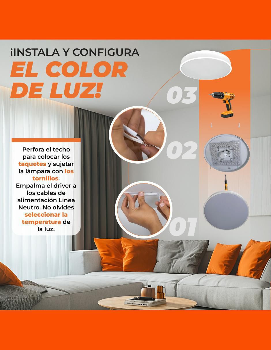 Plafón LED Potolo I 5