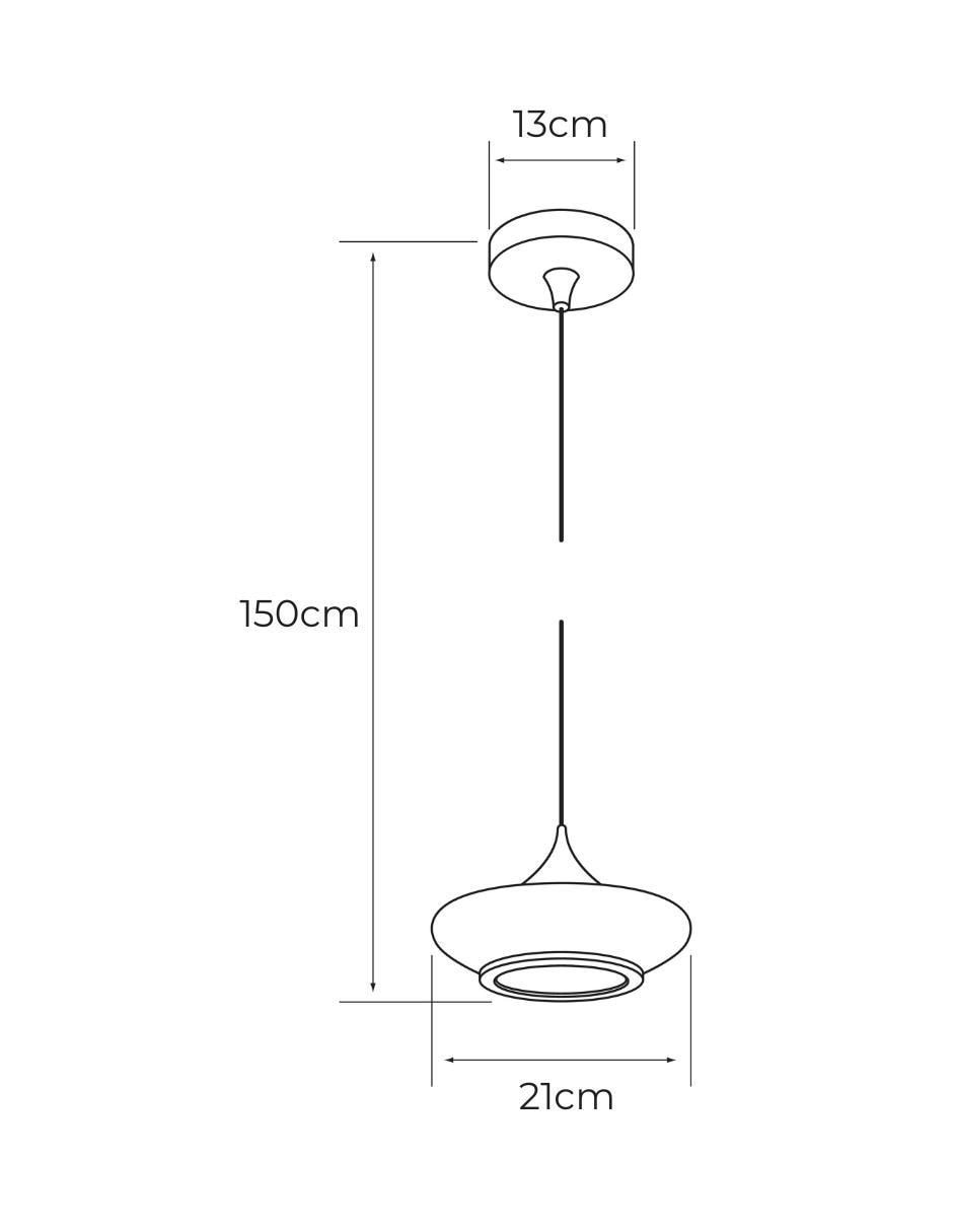 Lampara colgante LED 6