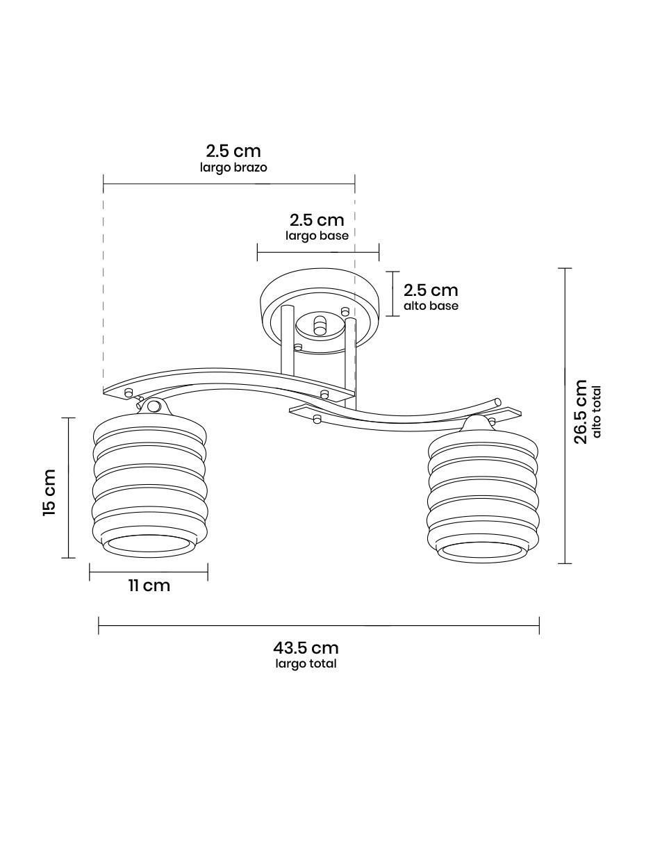 Lámpara colgante LED Agabia 002 7