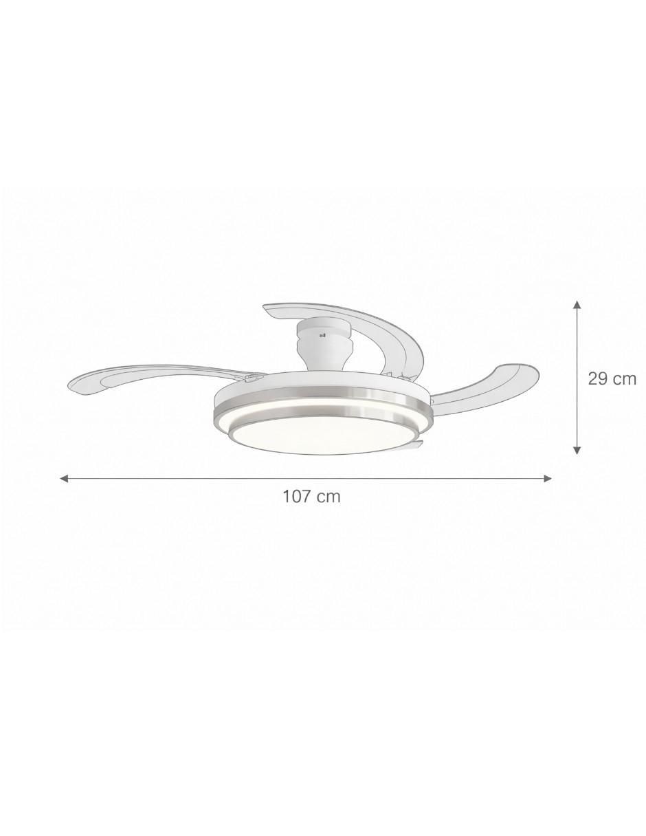 Ventilador de techo con control remoto 6 velocidades 6