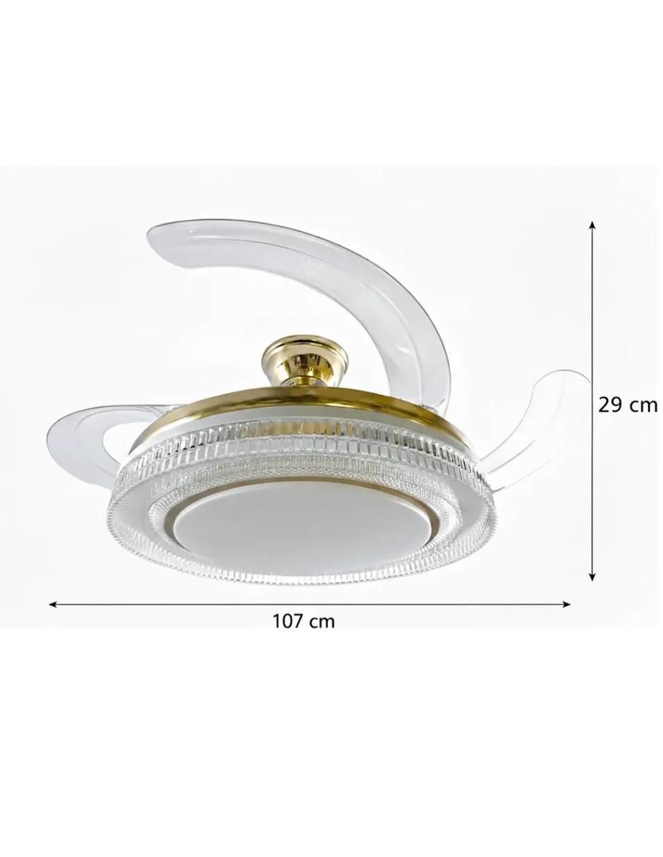 Ventilador de techo con control remoto 3 velocidades 7