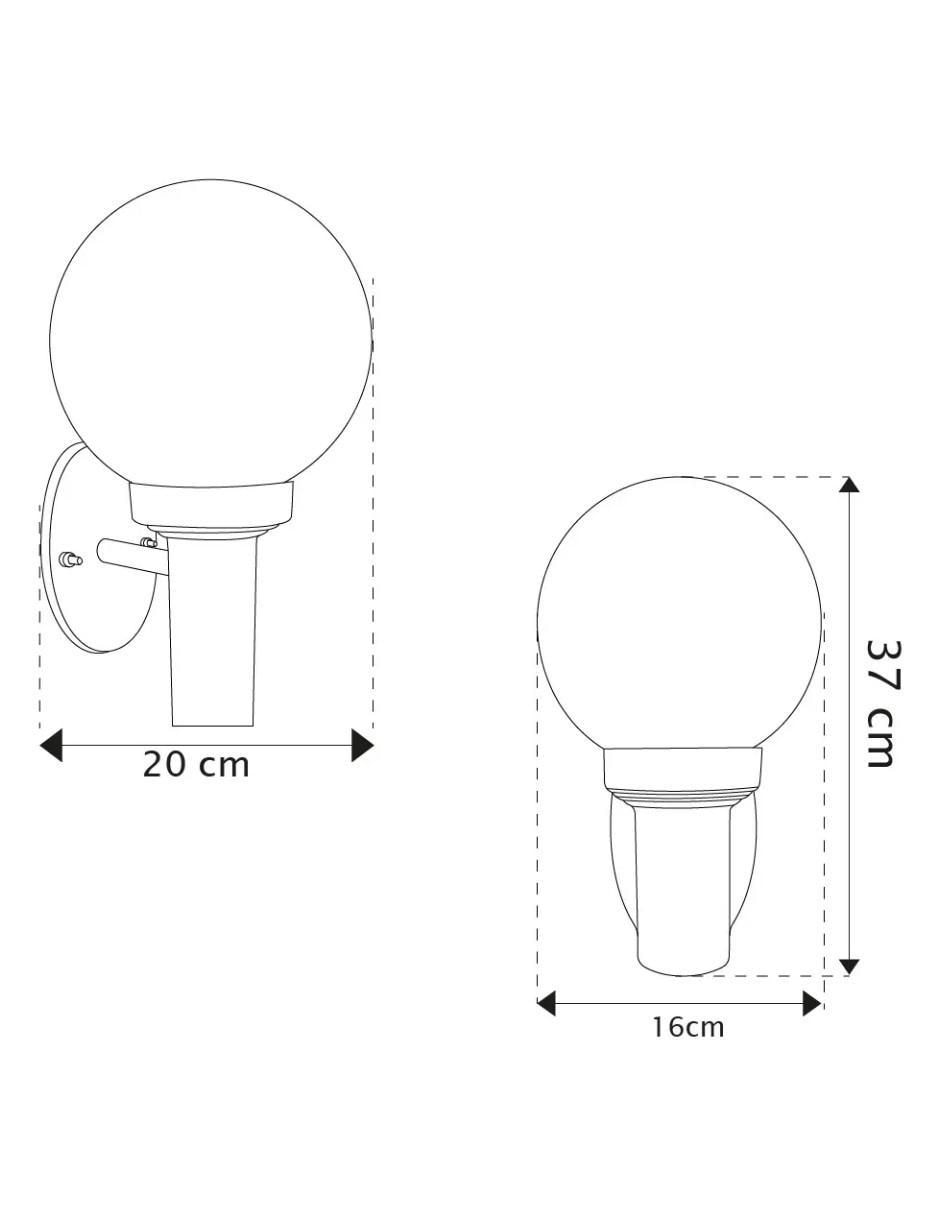Árbotante incandescente y LED 6