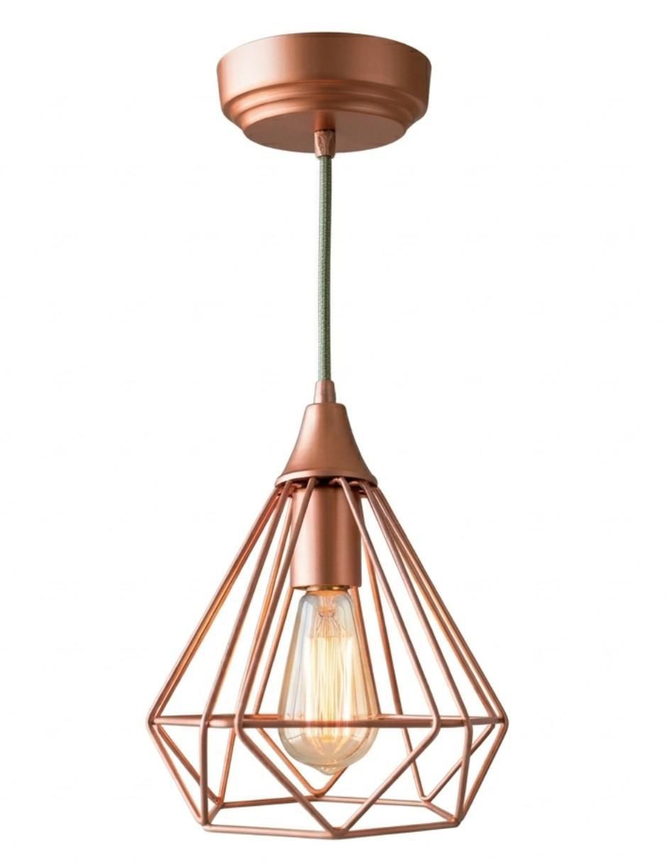 Lampara colgante incandescente y led Roby